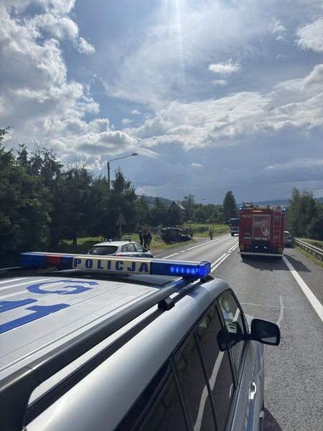 Koszmarny wypadek na DK 7 w Małopolsce! 8-latek w ciężkim stanie