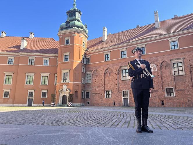 Hejnalista Straży Miejskiej w Warszawie