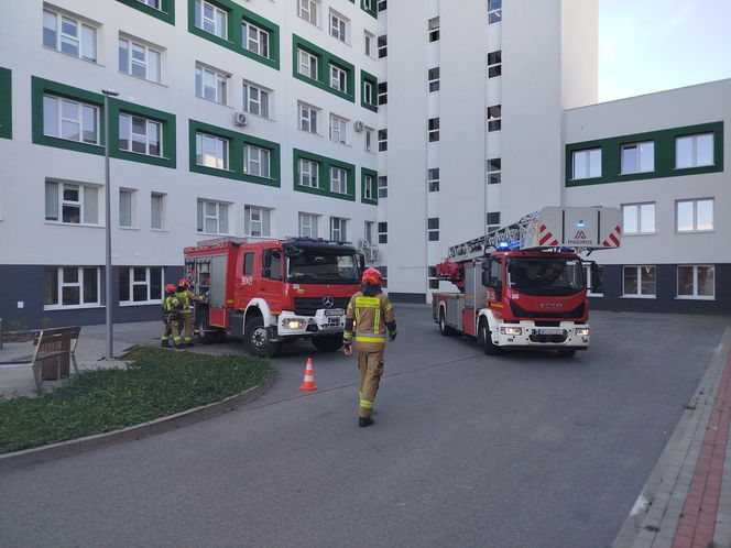 Powiatowe ćwiczenia strażackie w szpitalu wojewódzkim w Siedlcach