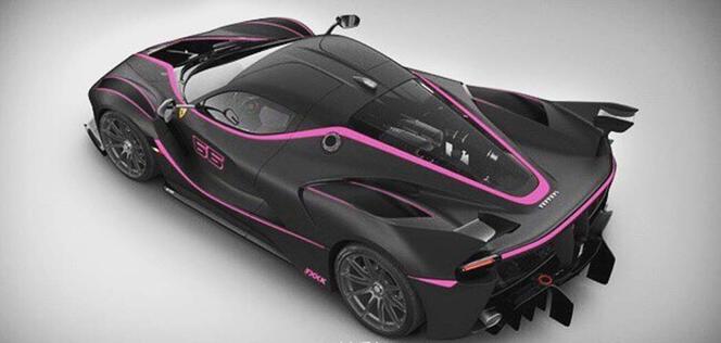 Ferrari FXX K - czarne z domieszką różu