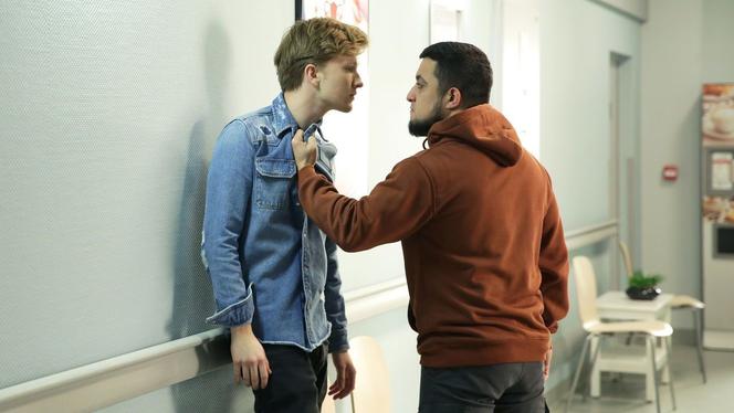 M jak miłość odc. 1504. Łukasz (Jakub Józefowicz), Igor (Ali Bahrudinov)