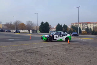 Ostra jazda na Rajdzie Andrzejkowym w Lesznie