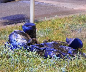Dramat na Bemowie. Busem wjechał w motocyklistę i uciekł