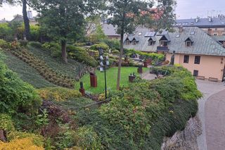 Ogród za kościołem św. Józefa w Krakowie