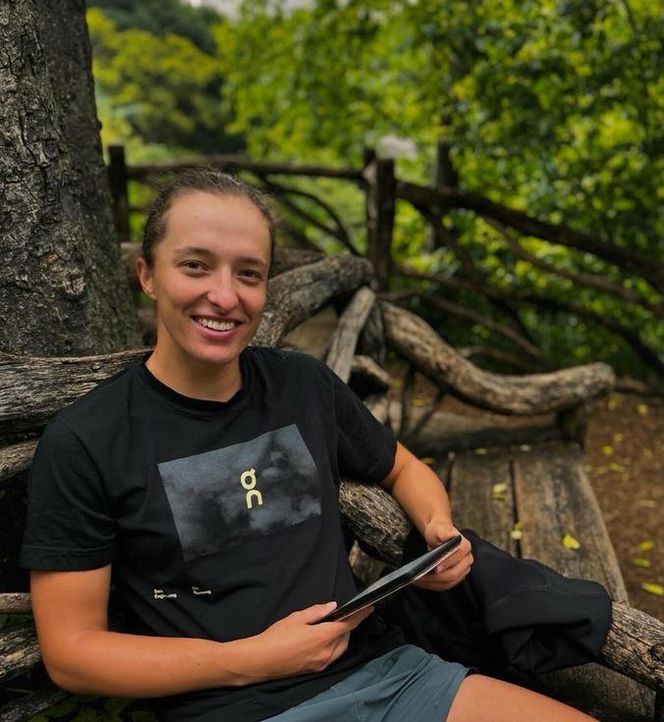 Iga Świątek w The Plaza