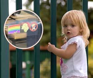 Z psem możesz wejść, ale z dzieckiem - nie. Naklejka wywołała dyskusję