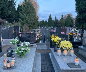 Cmentarz w Łodzi - 1 listopada