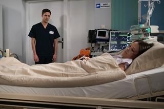 Pierwsza miłość, odcinek 3960. Julita (Dagmara Bryzek), Filip (Dominik Smaruj)