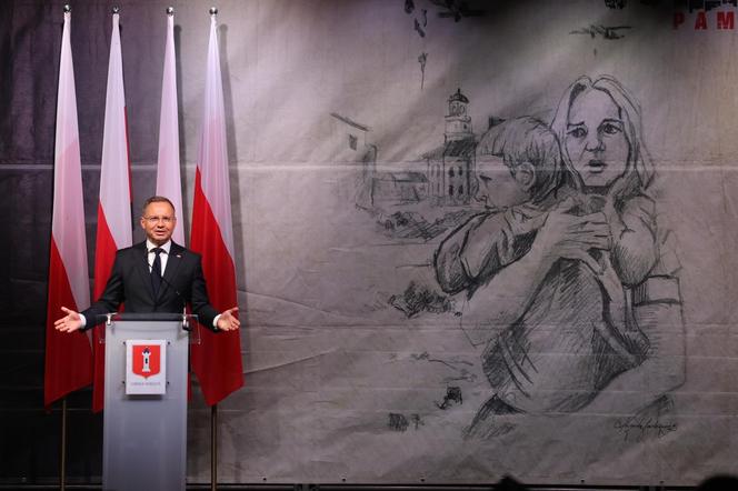 Andrzej Duda w Wieluniu na uroczystościach rocznicy wybuchu II wojny światowej