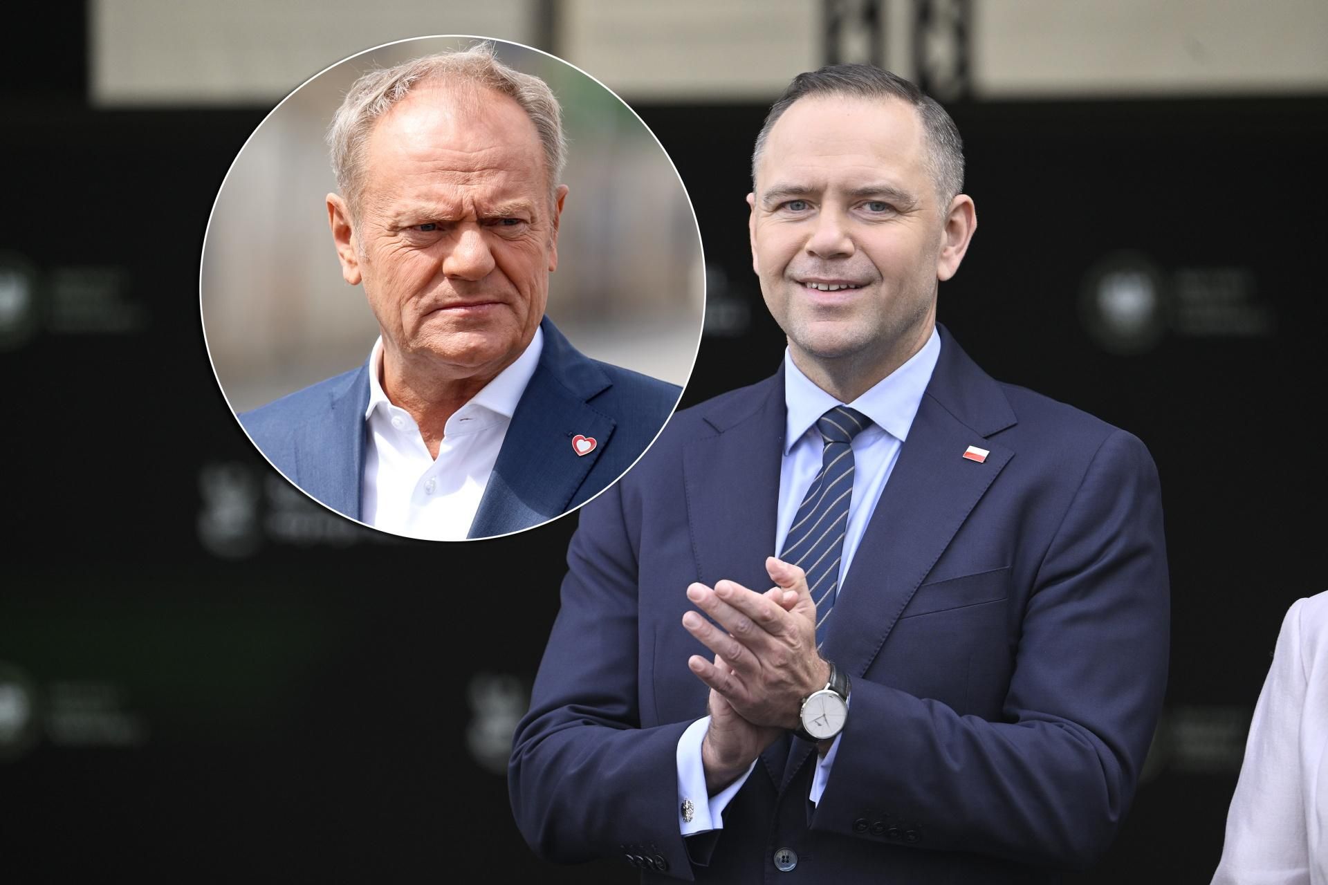 Tusk nie mógł się powtrzymał i wypalił do Nawrockiego. Jedno zdanie i cisza