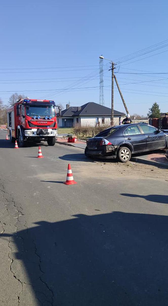 Fordem w płot! Kierująca straciła panowanie nad swoim autem 