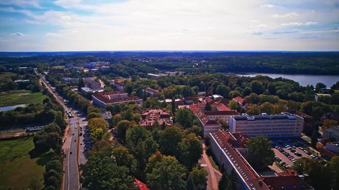 To najpiękniejsze miasteczko studenckie w Polsce. Zobacz, jak wygląda Kortowo z lotu ptaka [ZDJĘCIA, NAGRANIE]