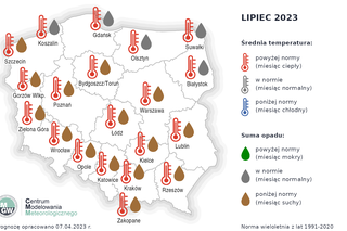 Takie będzie lato 2023. To będą upalne wakacje! IMGW pokazał mapy 