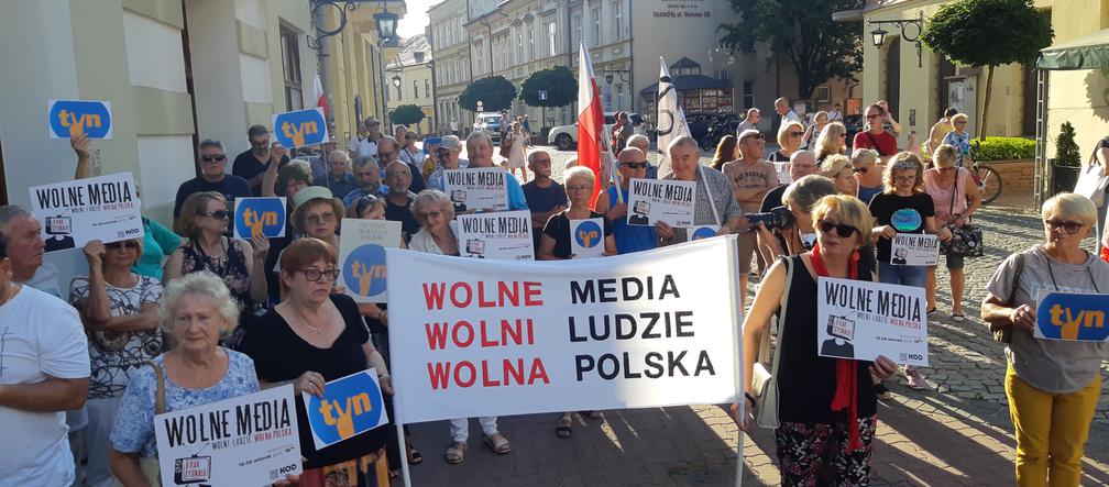 Wolne media!. Mieszkańcy Tarnowa wyszli na ulicę 