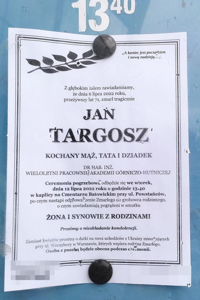 Pogrzeb Jana Targosza w Krakowie [GALERIA]