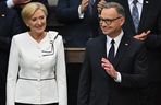 Andrzej Duda i Agata Kornhauser-Duda w Sejmie