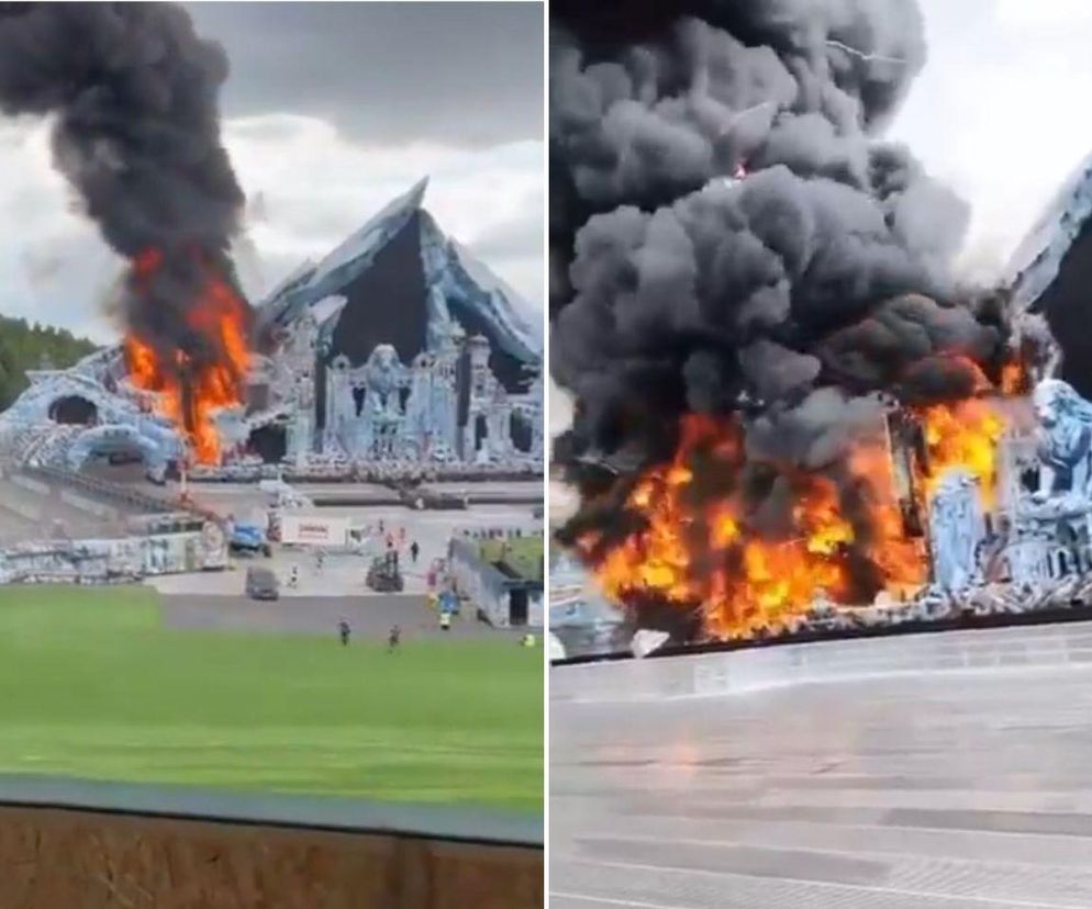 Pożar sceny na festiwalu Tomorrowland 