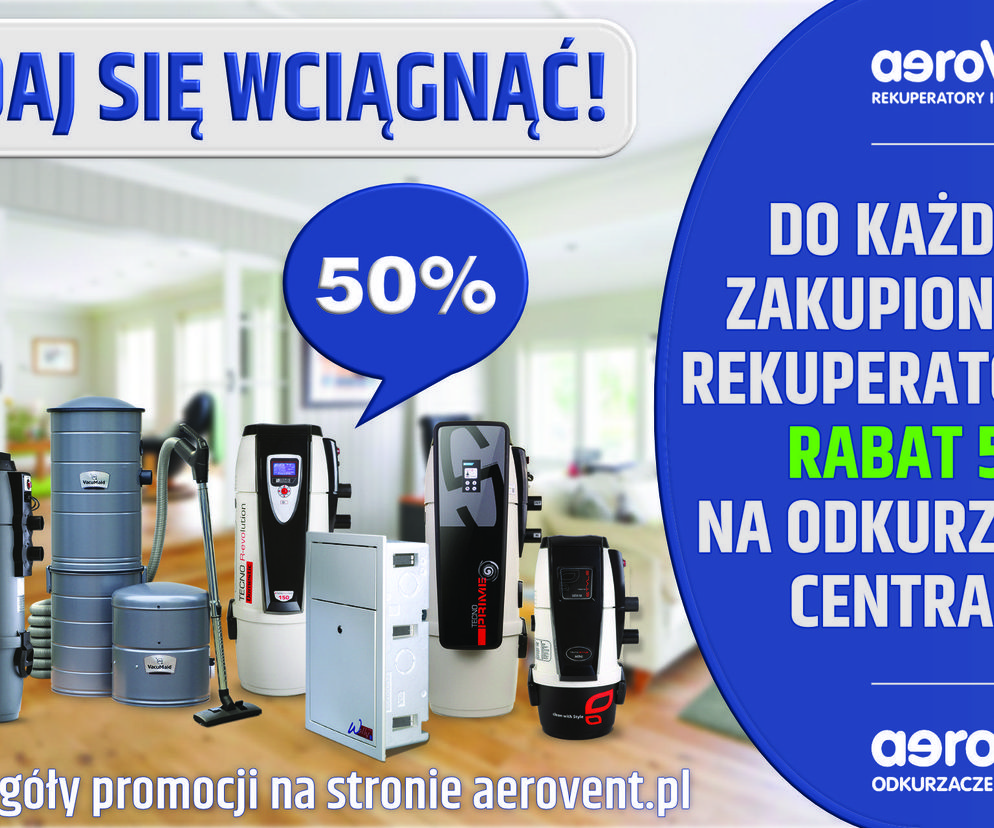 Rekuperacja i odkurzacze centralne aeroVent