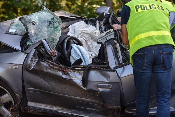 Nastolatkowie roztrzaskali się w lesie