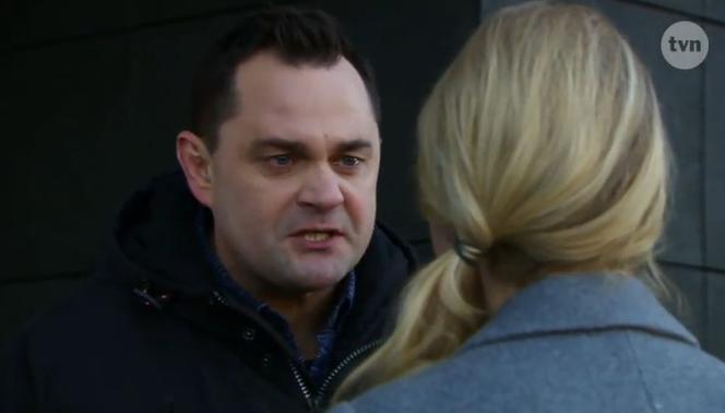 Na Wspólnej, odc. 3084. Renata (Marta Jankowska), Sławek (Mariusz Słupiński)