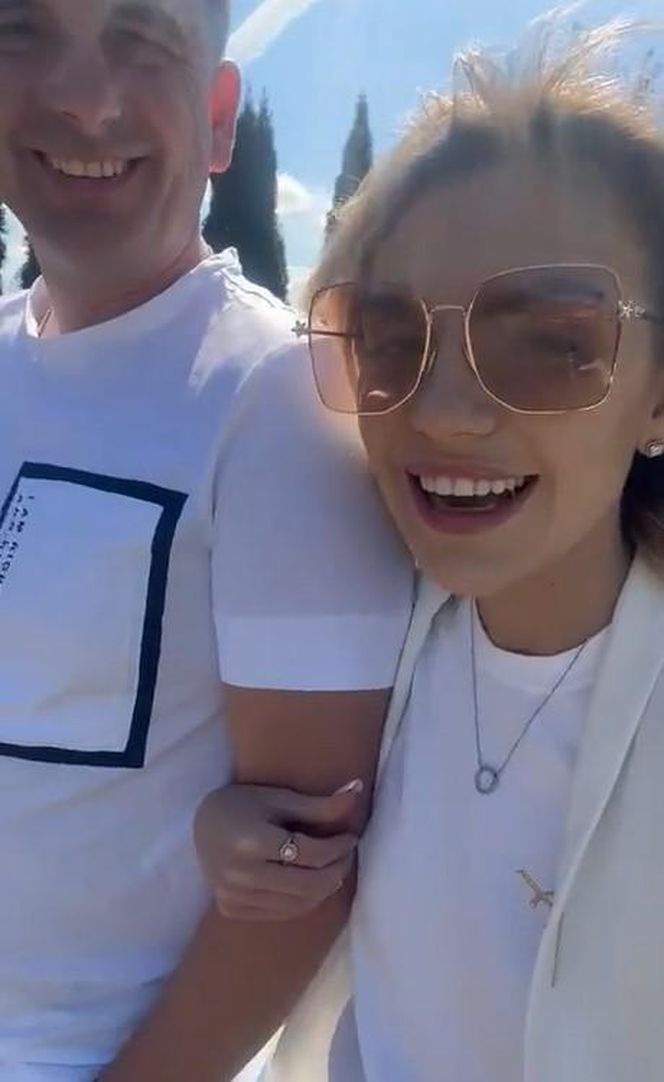 Sonia Szklanowska z tatą