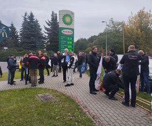 Wielka blokada Jastrzębia-Zdroju. Protest górników i hutników. Miasto stoi