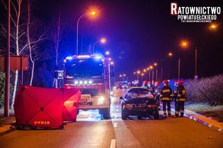 Ełk: Śmiertelny wypadek na ulicy Grajewskiej. Potrącony mężczyzna zginął na miejscu