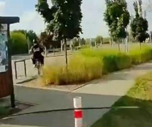 Szaleńcza ucieczka ulicami Piaseczna