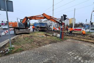 Budowa torowiska na zachodzie Wrocławia rozpoczęta. Potężne utrudnienia do Leśnicy