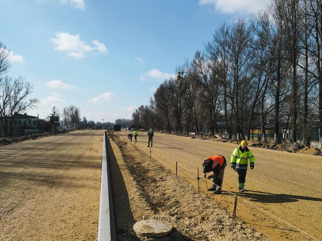 Trwa budowa nowej al. Wojska Polskiego w Częstochowie