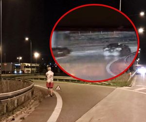 Kierowca TIR-a staranował auto na A1 i uciekł. Trwają poszukiwania