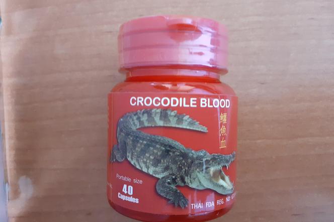 Przesyłka z krwią krokodyla