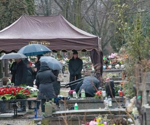Pogrzeb matki Tomasza Stockingera