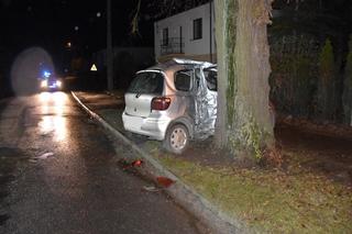 Toyota roztrzaskała się na drzewie, 20-latka nie miała szans