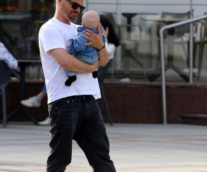 Marcin Hakiel z Dominiką i synkiem Romeo w Sopocie