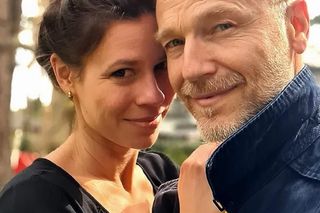 Krystian Wieczorek i jego żona Maria 