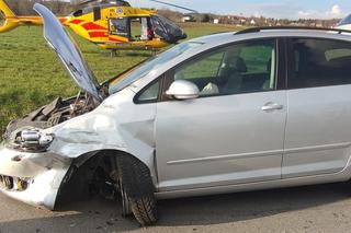 Jabłonica Polska. Wypadek motocyklisty [GALERIA]	
