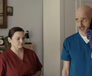 Na dobre i na złe odc. 957. Rafał Konica (Robert Koszucki), opiekunka (Ewa Dolska)