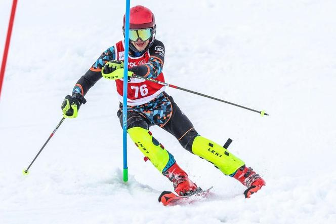 Mistrzostwa Polski w narciarstwie alpejskim. Na podium Wojtek Przybyła ze Szczyrku