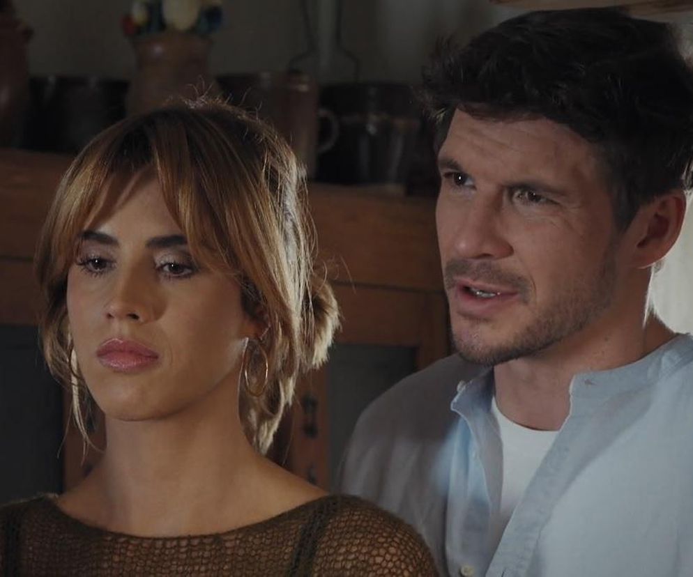 M jak miłość odc. 1808. Kama (Michalina Sosna), Marcin (Mikołaj Roznerski)