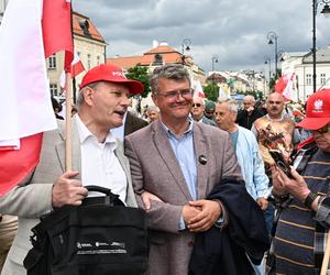 Protest w Warszawie 