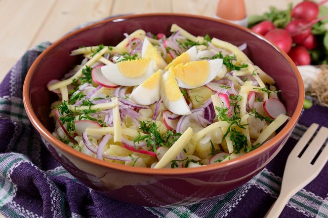 Sałatka z kalafiora i jajek