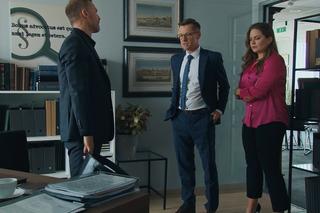 M jak miłość odc. 1686: Anita (Melania Grzesiewicz), Piotrek (Marcin Mroczek), Andrzej Budzyński (Krystian Wieczorek)