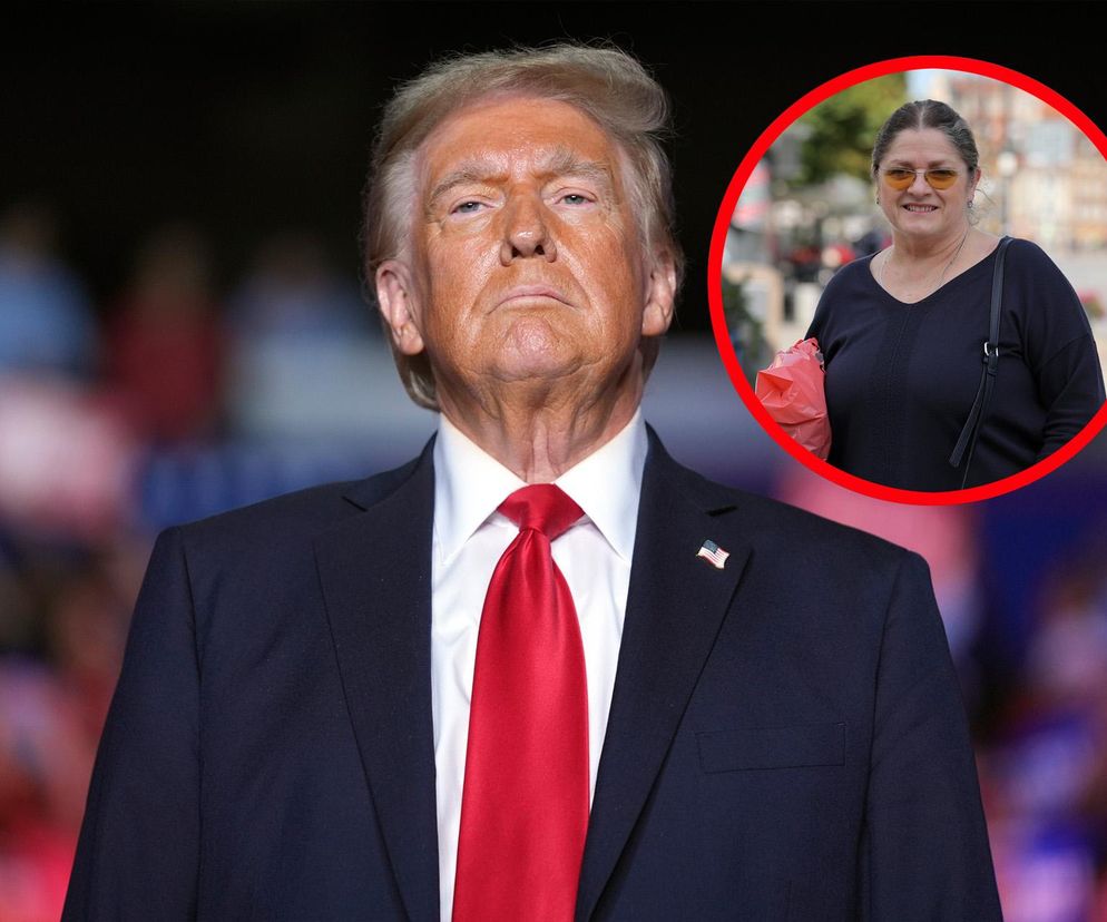 Donald Trump i Krystyna Pawłowicz