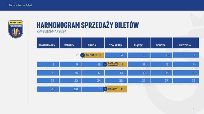 Ceny biletów na finał pucharu Polski