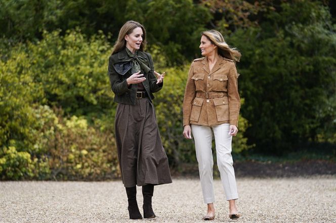 Pierwsza Dama USA w Windsorze spotkała się z królową Kamilą i księżną Kate