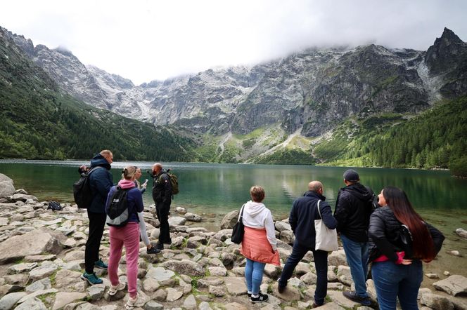 Śnieg w Tatrach w sierpniu