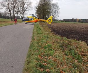 W powiecie Węgrowskim zderzyły się dwa quady. Po rannego kierowcę przyleciał helikopter LPR