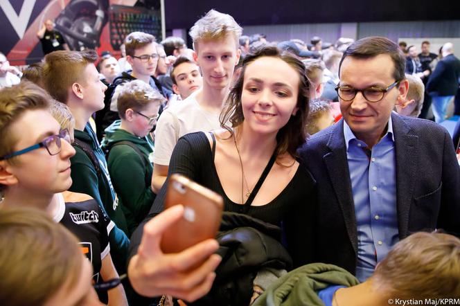 Premier Morawiecki na targach w Katowicach