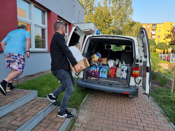 Pomoc dla powodzian w Bełchatowie